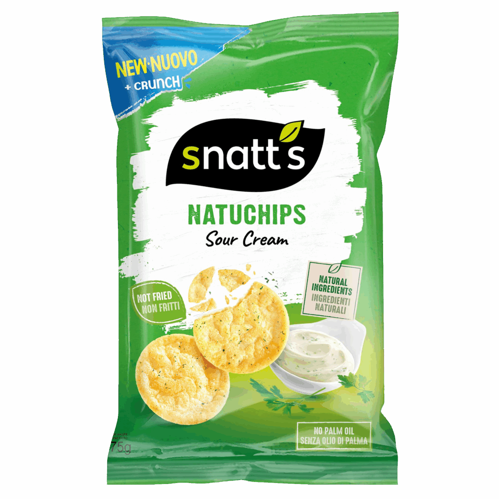 snatts, natuchips, sour cream, healthy snack, snak, σνακ, υγιεινο, χωρις γλουτενη, gluten free, xoris glouteni, flavour factory, snatt's