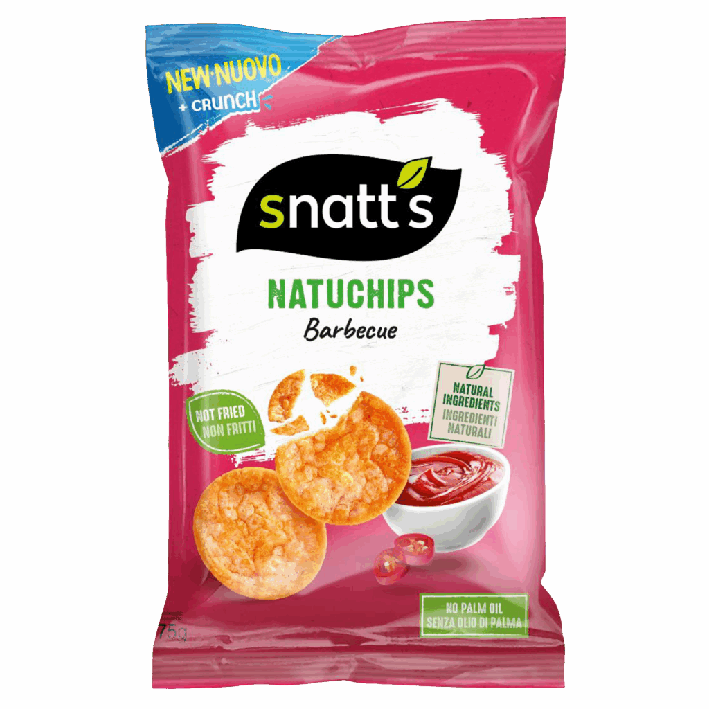 snatt's, natuchips, barbecue, healthy, snack, snak, σνακ, υγιεινο σνακ, μπαρμπεκιου,flavour factory, gluten free, xoris glouteni, χωρις γλουτενη