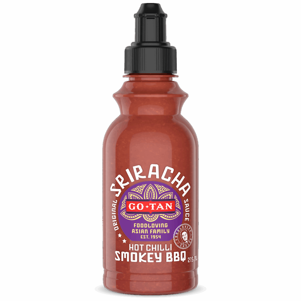 go tan, smoked, bbq, barbecue, sauce, dip, flavour factory, sriracha, hot chilli
