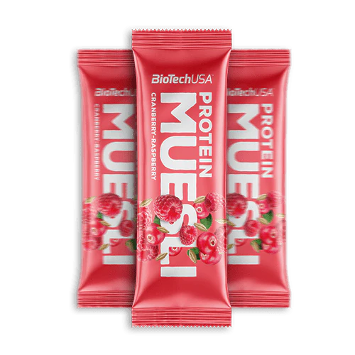 BIOTECHUSA ΜΠΑΡΑ ΠΡΩΤΕΪΝΗΣ ΜΕ ΜΟΥΣΛΙ, ΚΡΑΝΜΠΕΡΙ ΚΑΙ ΡΑΣΜΠΕΡΙ