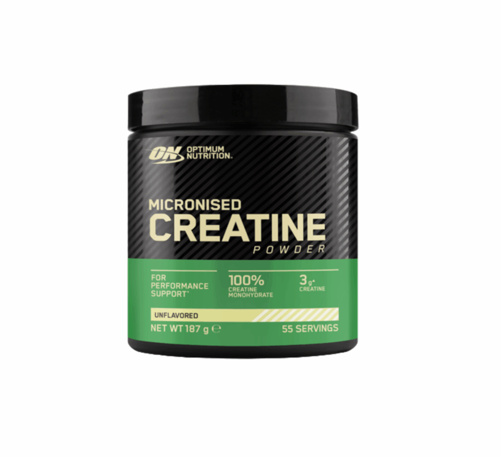 Optimum Nutrition micronised creatine ON κρεατίνη με γεύση πορτοκάλι micronised creatine powder 187g κρεατίνη για αντοχή και δύναμη Optimum Nutrition
