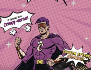 crispy, crispyking, crispy king, rizogkofretes, rizogkofreta, ρυζογκοφρετα, ρυζογκοφρέτα, comiccon, flavour factory