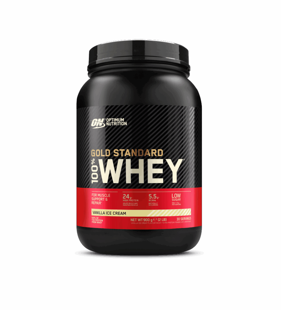 optimum nutrition on protein whey vanilla ice cream