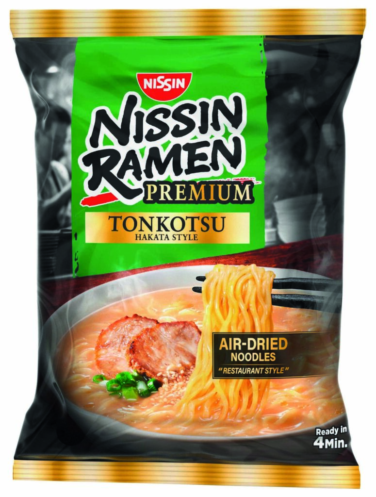Nissin Ramen Premium Tonkotsu 88,5g | Στιγμιαία Νουντλς με Αυθεντική Ιαπωνική Γεύση