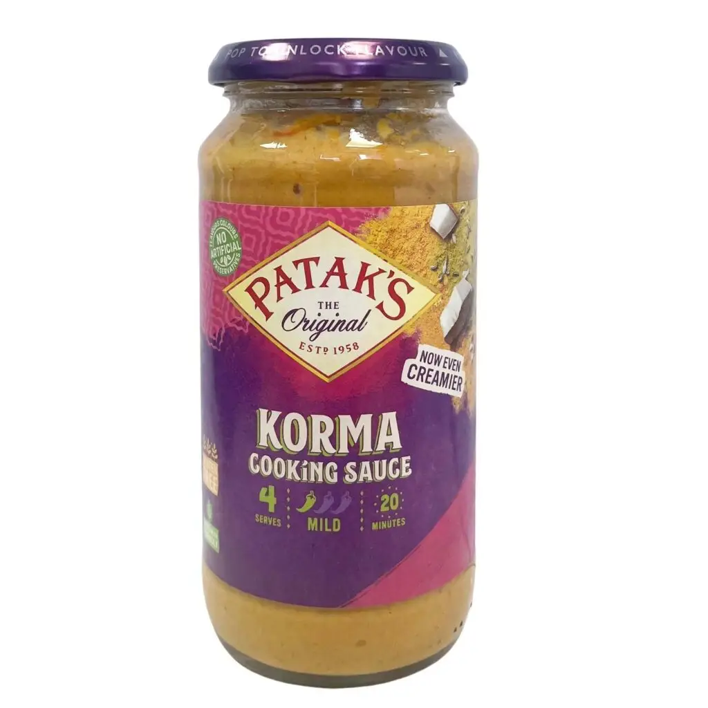 Patak’s Σως Κάρυ Korma με Κρέμα Καρύδας 450 g